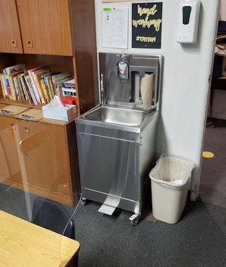 EPS1010 Foot Pump Operated Portable Sink