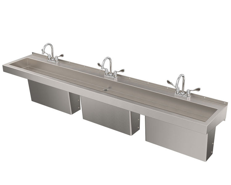 DSW390 Deluxe Three-Station Hand Wash Trough