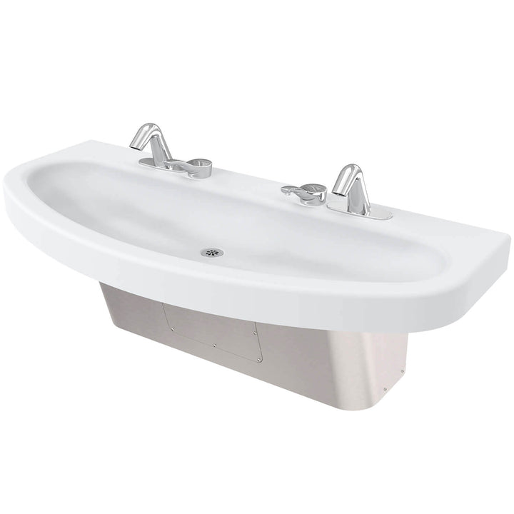 ELSC2 Two-Station Solid Surface Ellipse™ Hand Wash Sink