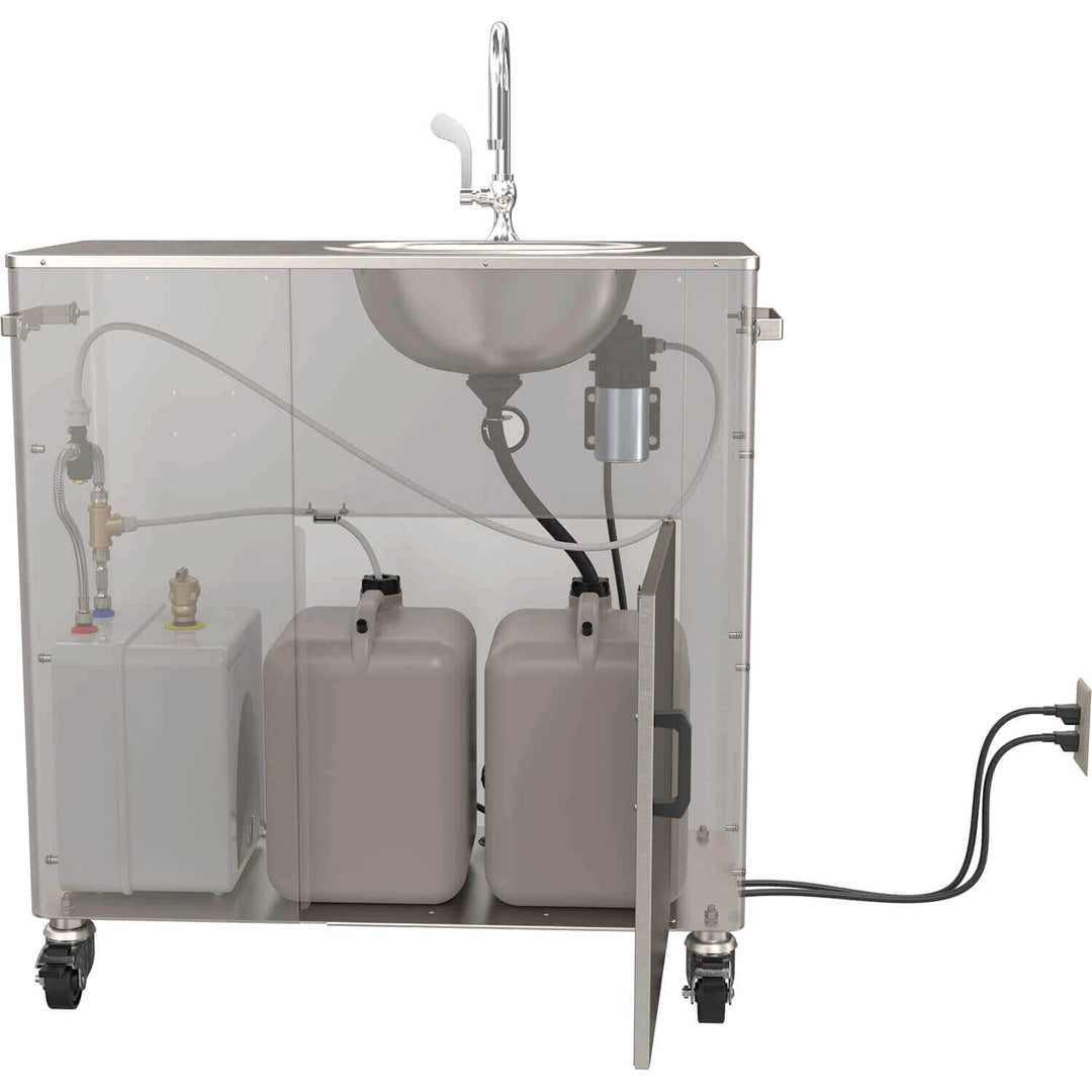 PS1230 On-Demand Pump, Warm Water Portable Sink
