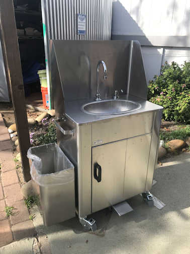 PS1010 Foot Pump Operated Portable Sink
