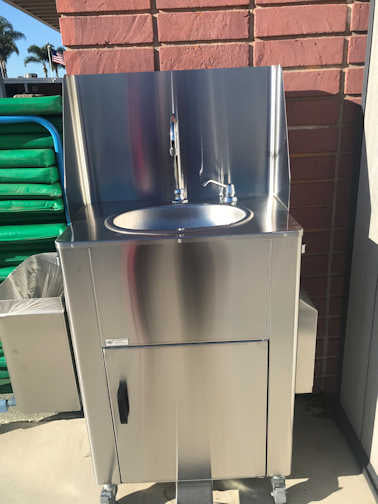 PS1010 Foot Pump Operated Portable Sink