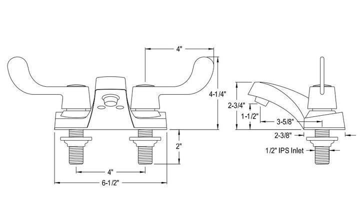 SW000-F51 Hot & Cold Wristblade Faucet