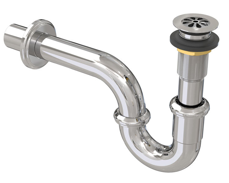 SW000-PTC Strainer & 1 1/2" Trap, Chrome
