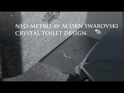 “Bling” Metro Urban Stainless Steel Toilet