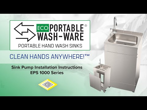EPS1010 Foot Pump Operated Portable Sink