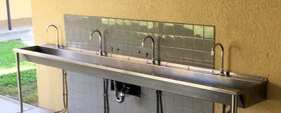 SW4120 Four-Station Hand Wash Trough