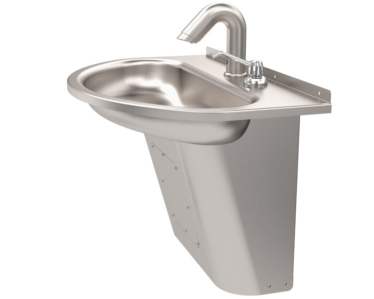 ELPS1 One-Station Stainless Steel Ellipse™ Hand Wash Sink