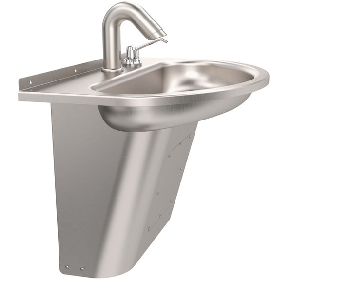 ELPS1 One-Station Stainless Steel Ellipse™ Hand Wash Sink