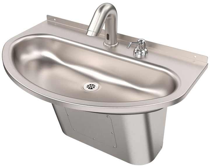 ELPS1 One-Station Stainless Steel Ellipse™ Hand Wash Sink