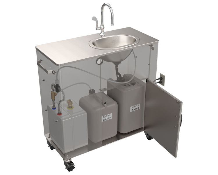 PS1230 On-Demand Pump, Warm Water Portable Sink