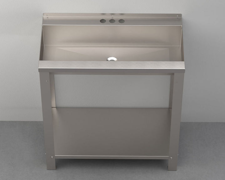 SW130 One-Station Commercial Trough Sink