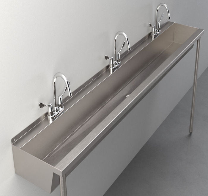 SW390 Three-Station Hand Wash Trough