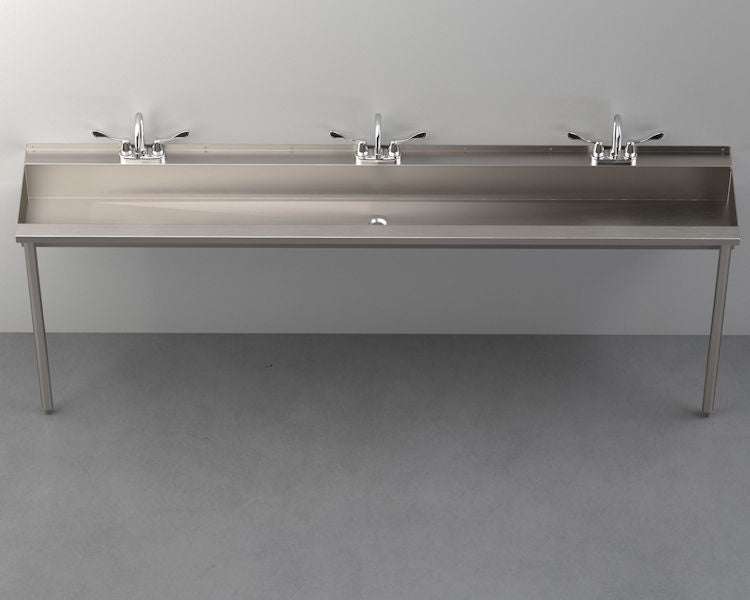 SW390 Three-Station Hand Wash Trough