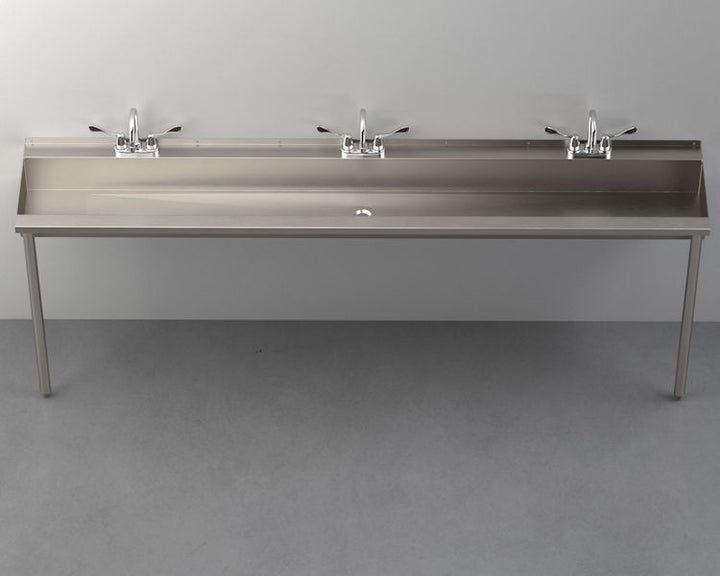 SW390 Three-Station Hand Wash Trough