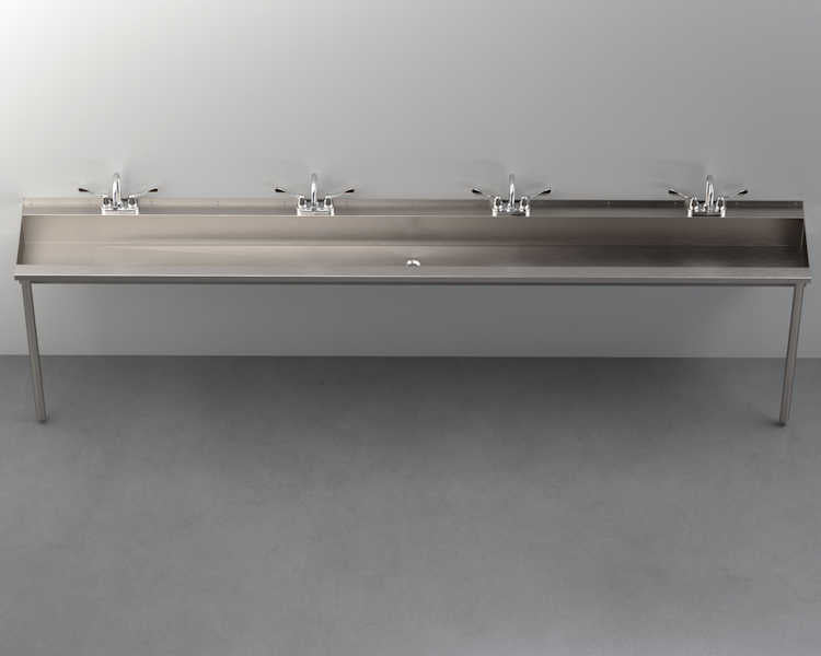 SW4120 Four-Station Hand Wash Trough