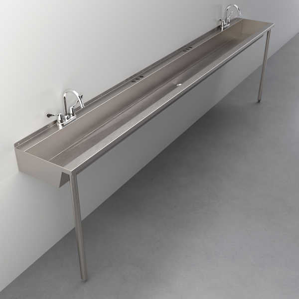 SW4120 Four-Station Hand Wash Trough
