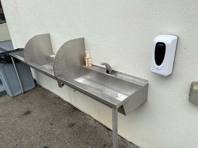 SW390 Three-Station Hand Wash Trough