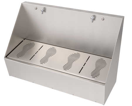 WD-2 Stainless Steel Two Station Wudu Wash Trough