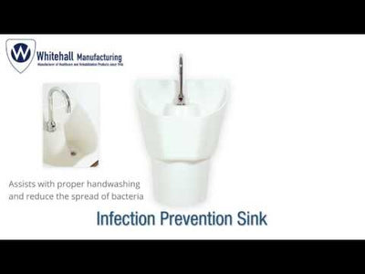 4151 ADA Anti-Microbial Solid Surface Compliant Infection Prevention Sink