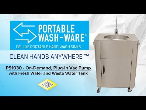 PS1030 On Demand Pump Portable Sink