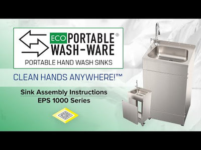 EPS1015 Hose Supply/Waste Portable Sink