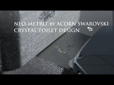 "Bling" Metro Urban Stainless Steel Toilet